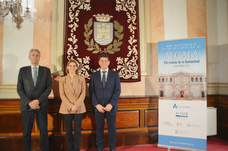 Presentación de los actos del 25 aniversario de Ciudad Patrimonio de la Humanidad en Alcalá de Henares