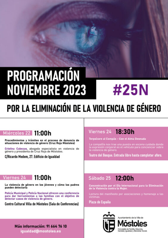 Programa del Día Internacional de la Eliminación de la Violencia contra la Mujer