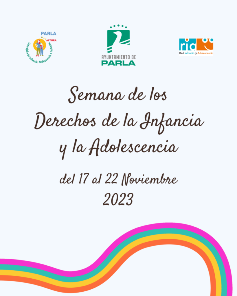 Cartel de la Semana de la Infancia del Ayuntamiento de Parla