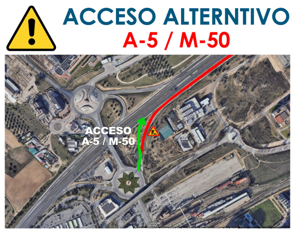 Salida alternativa a la A-5 desde Móstoles