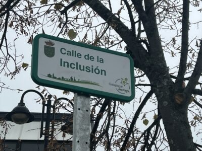 Calle De La Inclusión En Galapagar.