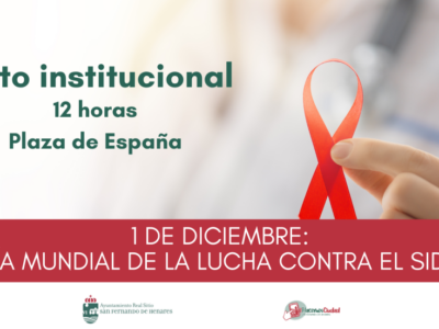Cartel Del Día Del VIH De San Fernando De Henares.